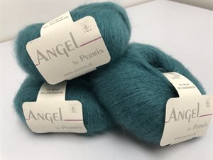 Angel by permin silk mohair - i smuk jadegrøn